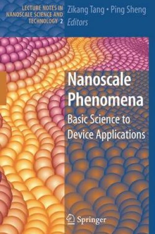 Cover of Nanoscale Phenomena