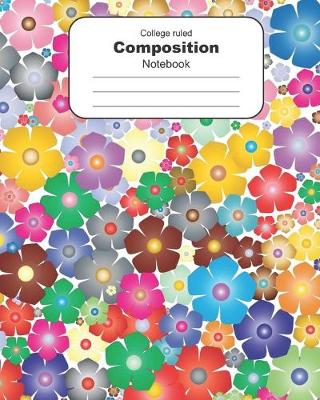 Book cover for Flowers Composition Notebook