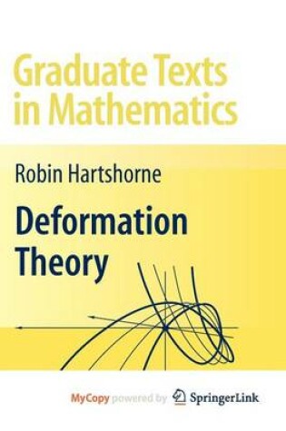 Cover of Deformation Theory