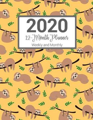 Cover of 2020 12-Month Planner Weekly and Monthly