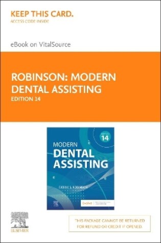 Cover of Modern Dental Assisting - Elsevier eBook on Vitalsource (Retail Access Card)