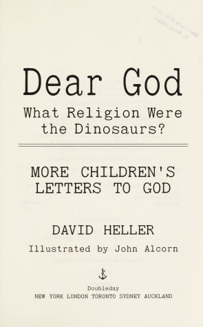 Book cover for Dear God, What Religion Were the Dinosau