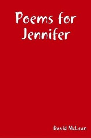 Cover of Poems for Jennifer