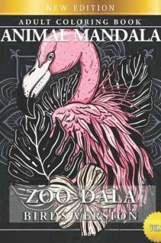 Cover of Zoo-Dala Birds Version Vol 26, Animal Mandala, Adult Coloring Book