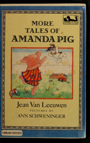 Book cover for Leeuwen&Schweninger : More Tales of Amanda Pig (Hbk)