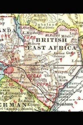 Cover of British Colonial East Africa Map in 1909 Journal