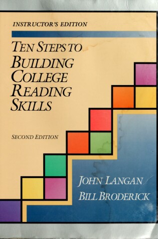 Cover of Ten Steps to Building College Reading Skills, Form a