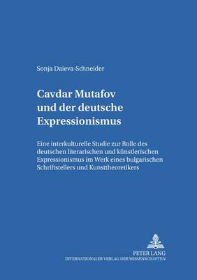 Cover of Čavdar Mutafov Und Der Deutsche Expressionismus