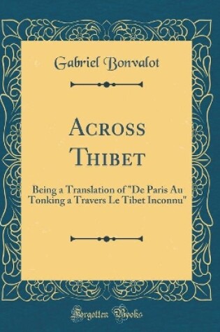 Cover of Across Thibet