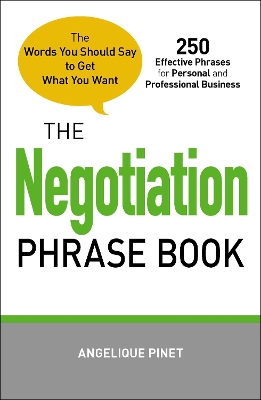 Book cover for The Negotiation Phrase Book