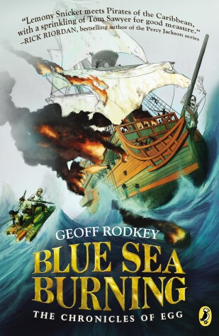 Book cover for Blue Sea Burning