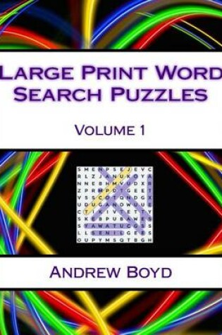 Cover of Large Print Word Search Puzzles