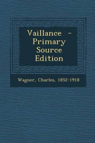 Cover of Vaillance