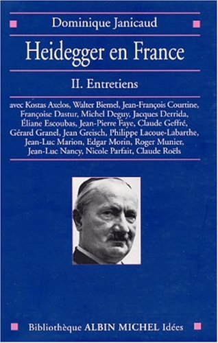 Cover of Heidegger En France - Tome 2