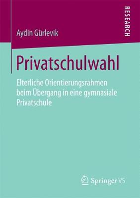 Book cover for Privatschulwahl