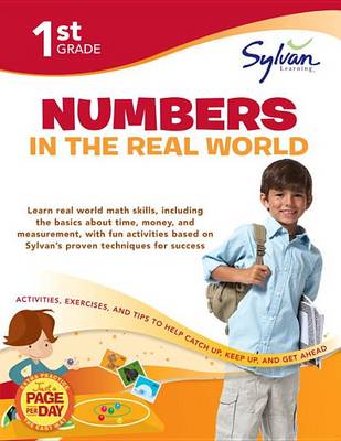 Book cover for First Grade Numbers In The Real World (Sylvan Workbooks)