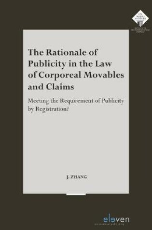 Cover of The Rationale of Publicity in the Law of Corporeal Movables and Claims, 366