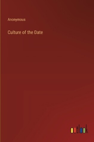 Cover of Culture of the Date