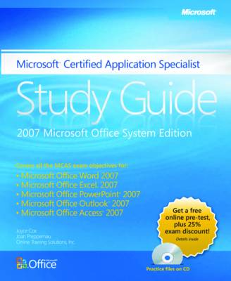 Book cover for Microsoft Certified Application Specialist Study Guide