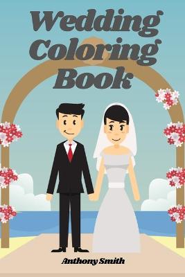 Book cover for Wedding Coloring Book