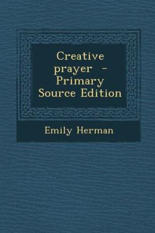 Cover of Creative Prayer