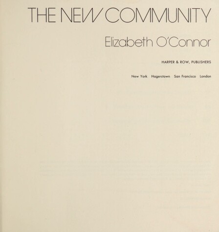 Book cover for New Community Rd 180