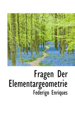 Book cover for Fragen Der Elementargeometrie