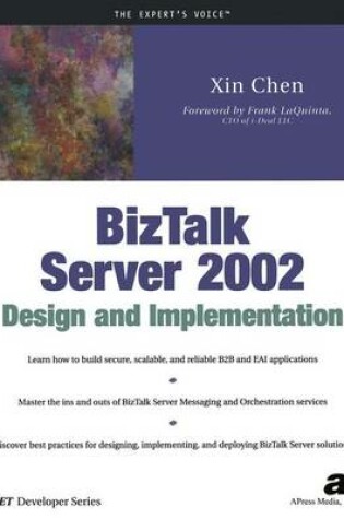 Cover of BizTalk Server 2002 Design and Implementation
