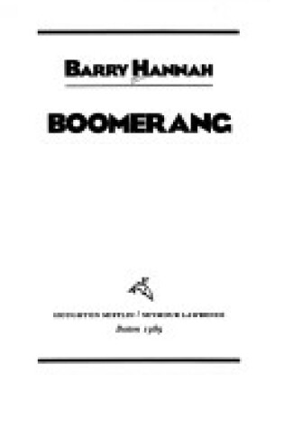 Cover of Boomerang