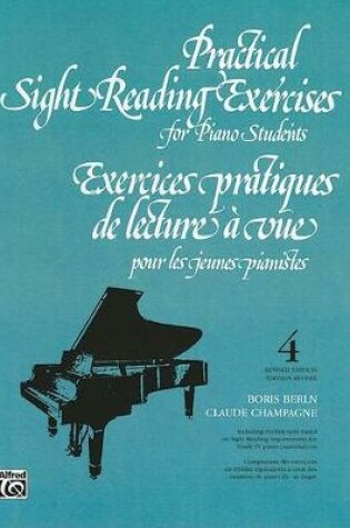 Cover of Sight Reading Exercises for Piano Students-Bk 4