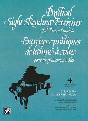 Cover of Sight Reading Exercises for Piano Students-Bk 4