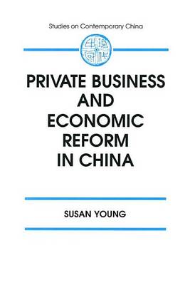 Book cover for Private Business and Economic Reform in China