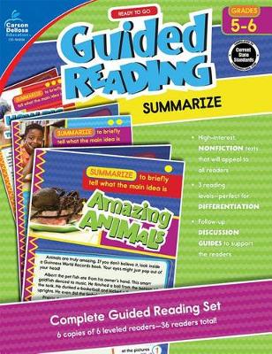 Cover of Ready to Go Guided Reading: Summarize, Grades 5 - 6