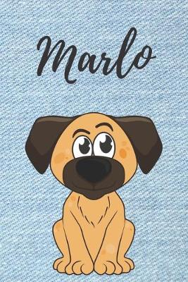 Book cover for personalisiertes Notizbuch Hunde / Malbuch / Tagebuch / Journal / DIN A5 / Geschenk Marlo