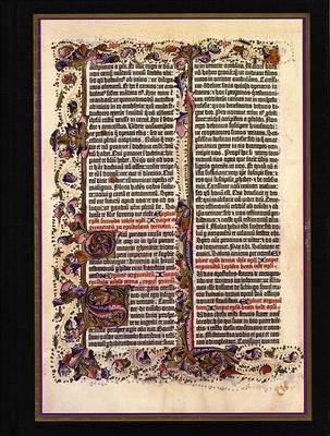 Book cover for Gutenberg Bible
