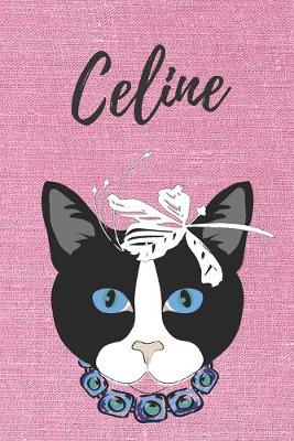 Book cover for Personalisiertes Notizbuch - Katze Celine