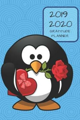 Cover of 2019 2020 15 Months Penguin Gratitude Journal Daily Planner
