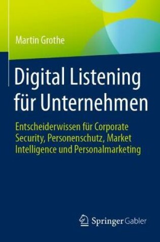 Cover of Digital Listening für Unternehmen