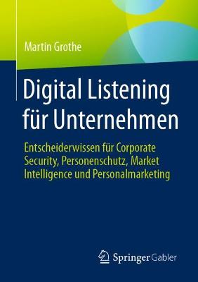 Book cover for Digital Listening für Unternehmen