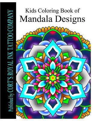 Book cover for Kids Coloring Book of Mandala Designs