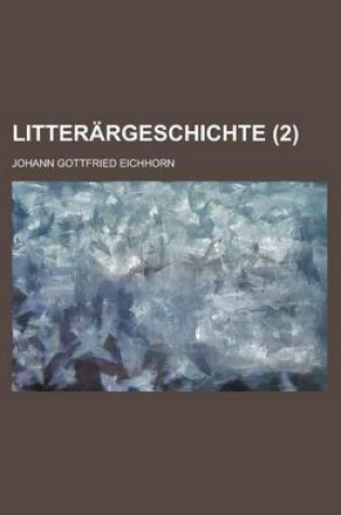 Cover of Litterargeschichte (2 )