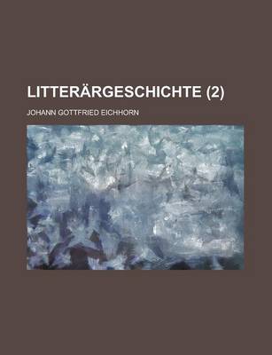 Book cover for Litterargeschichte (2 )