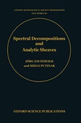 Cover of Spectral Decompositions and Analytic Sheaves