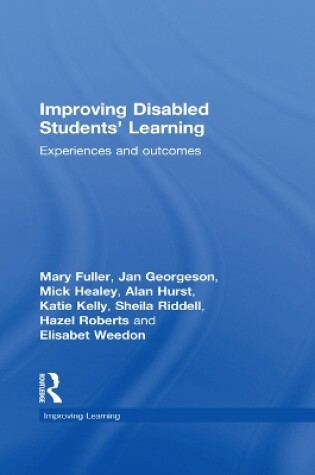 Cover of Improving Disabled Students' Learning