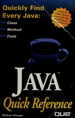 Book cover for JAVA QUICK REFERENCE