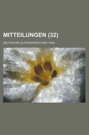 Cover of Mitteilungen (32 )