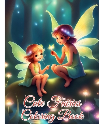 Book cover for Cute Fairies Coloring Book