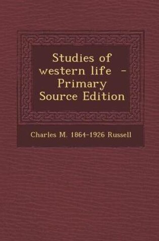 Cover of Studies of Western Life