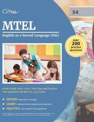 Book cover for MTEL English as a Second Language (ESL) Study Guide 2019-2020