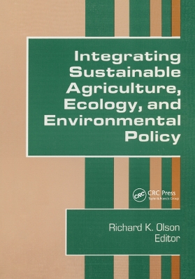 Book cover for Integrating Sustainable Agriculture, Ecology, and Environmental Policy